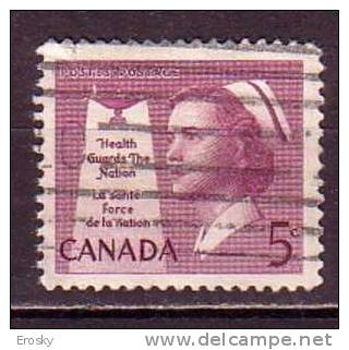 F0362 - CANADA Yv N°307 INFERMIERES - Gebruikt