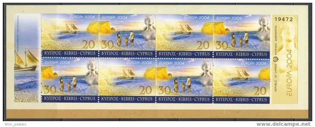 Europa CEPT 2004: Zypern / Cyprus / Chypre - Booklet / Carnet ** - 2004