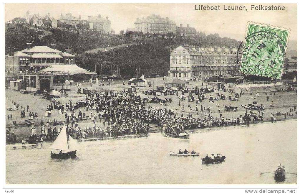 ROYAUME UNI  - ANGLETERRE  - LIFEBOAT, FOLKESTONE - Folkestone