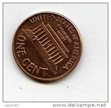 ETATS UNIS 1 CENT 1961 D - 1959-…: Lincoln, Memorial Reverse