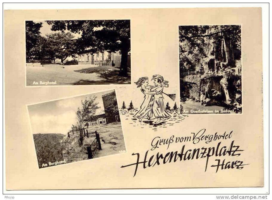 D267   HARZ-HEXENTANZPLATZ : Gruss Vom Berghotel - Thale