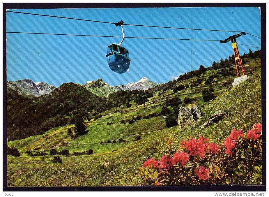 PEJO TERME - FUNIVIA DI TARLENTA - 1980 - VIAGGIATA (°) - Funicular Railway