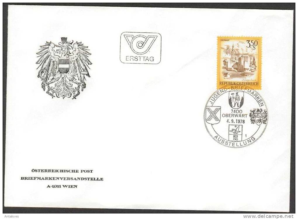 Austria Osterreich 1978 Oberwart FDC - Briefe U. Dokumente