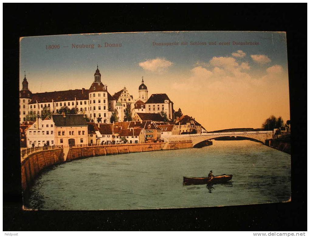 Cachet Reserve Lazarett NEUBURG A Donau 1916 - Macchine Per Obliterare (EMA)