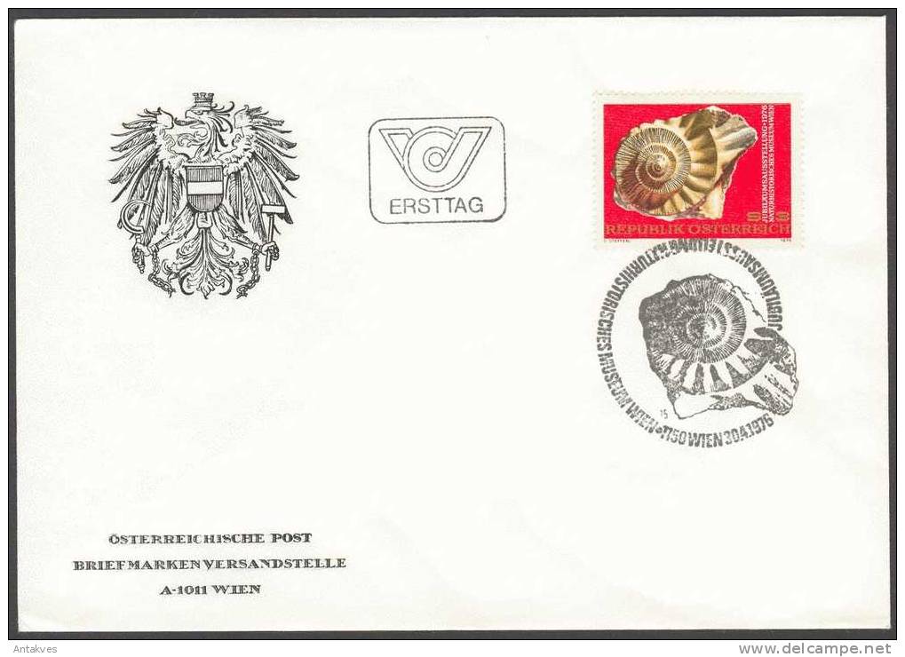 Austria Osterreich 1976 Naturhistorisches Museum FDC - Covers & Documents