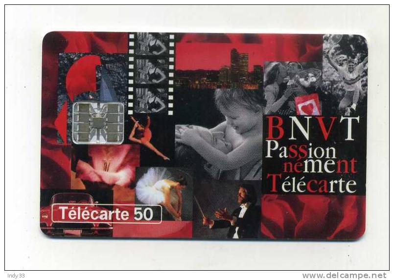 - TELECARTE FRANCE . TELECARTE ILLUSTREE 1995 . BNVT PASSIONNEMENT TELECARTE - 1995