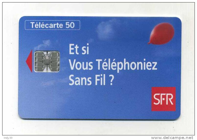 - TELECARTE FRANCE . TELECARTE SFR 1995 - Telecom Operators