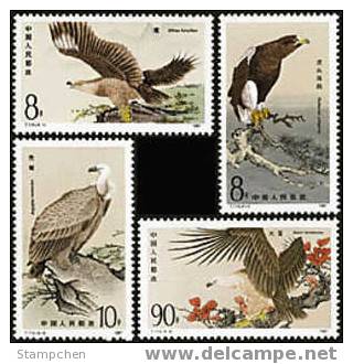 China 1987 T114 Birds Of Prey Stamps Fauna Eagle Kite Bird WWF - Unused Stamps