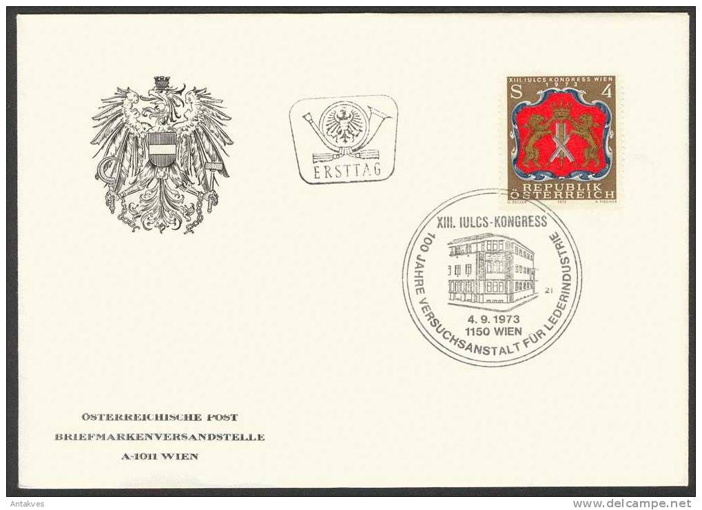 Austria Osterreich 1973 IULCS Kongress FDC - Covers & Documents