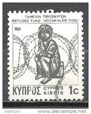 1 W Valeur Oblitérée, Used - CHYPRE - CYPRUS * 1984 - YT 612 - N° 1063-6 - Used Stamps
