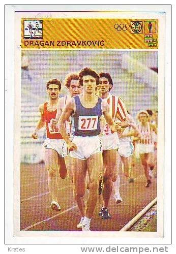 Svijet Sporta Cards - Dragan Zdravkovi&#263;  81 - Atletica