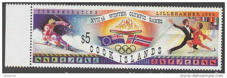 Cook Isl. 1994 Winter Olympic Games Lilehammer-94 MNH - Winter 1994: Lillehammer