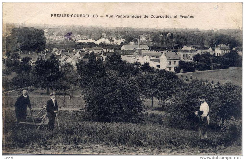 PRESLES COURCELLES - Vue Panoramique De Courcelles Et Presles - Presles