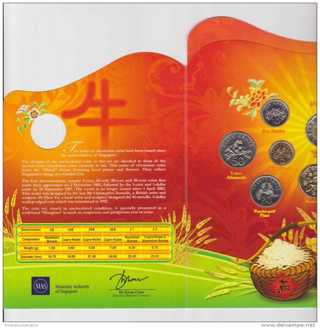 SINGAPUR  Oficial  Mint /Set  2.009  2009  SC/UNC    DL-9021 - Singapore