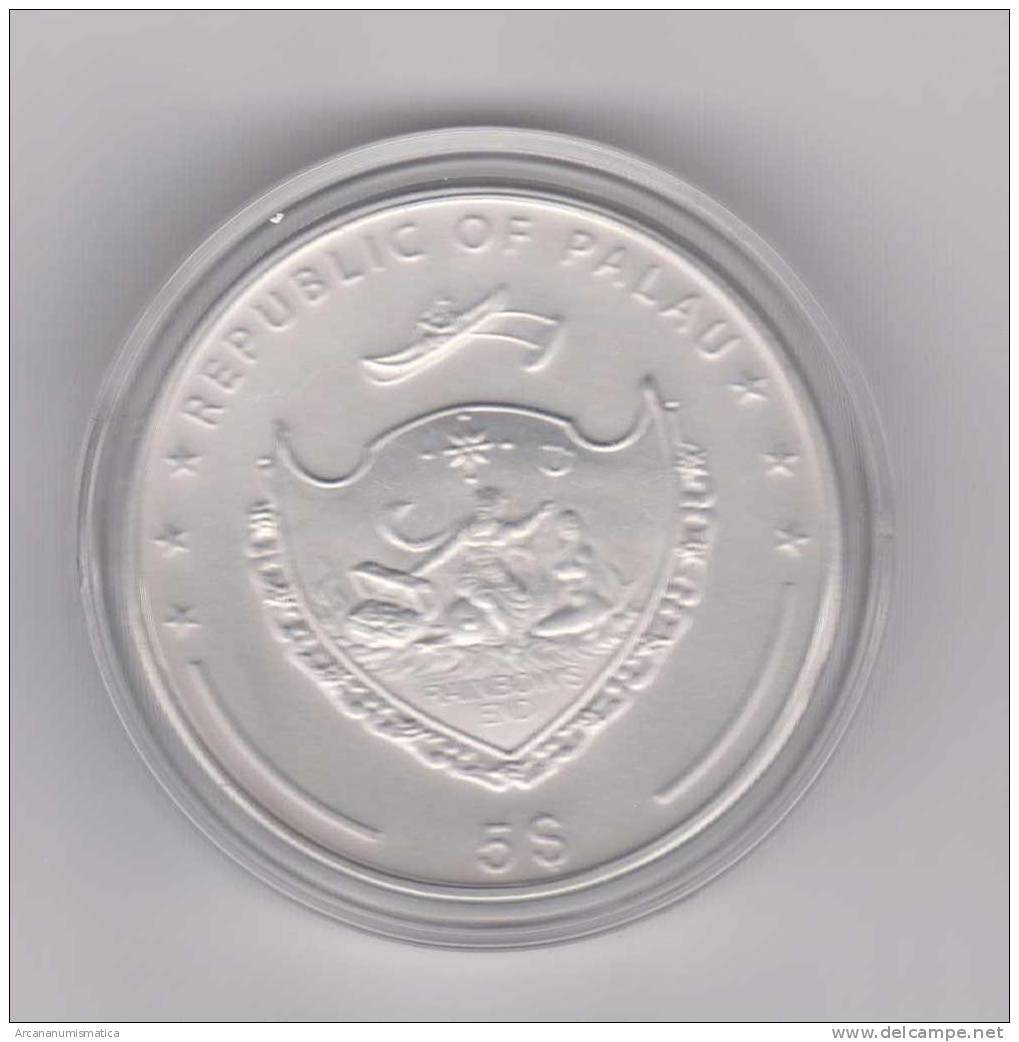 PALAU  5 DOLARES  2010  2.010  PLATA/SILVER  PROOF  SC/UNC  "SCENT Of PARADISE-COCOS"    DL-9027 - Palau