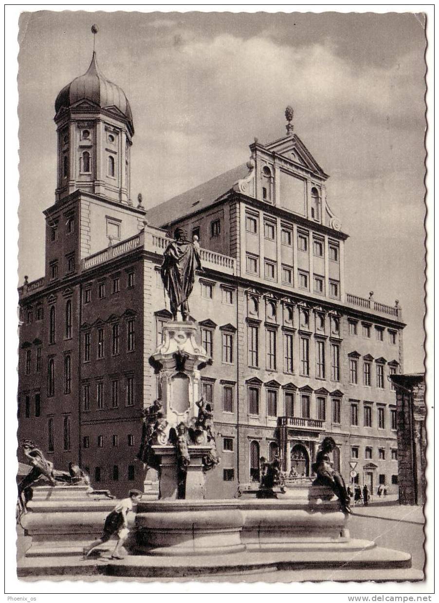 GERMANY - Augsburg, Cityhall, Year 1963 - Augsburg