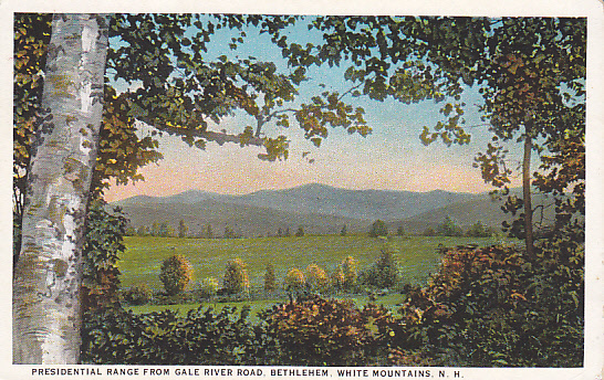 Presidential Range From Gale River Road, Bethlehem, White Mountains, New Hampshire - White Mountains