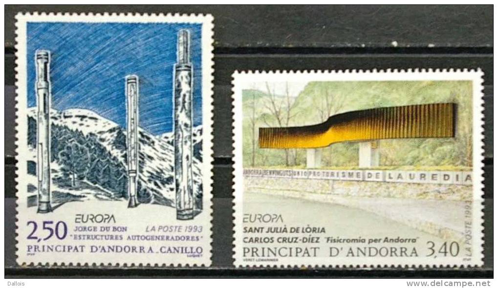 Andorre - 1993 - Sculptures Modernes - Neufs - 1993