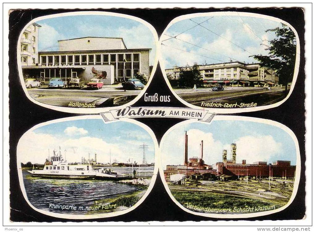 GERMANY - Walsum Am Rhein, Mosaic Postcard, No Stamps - Duisburg