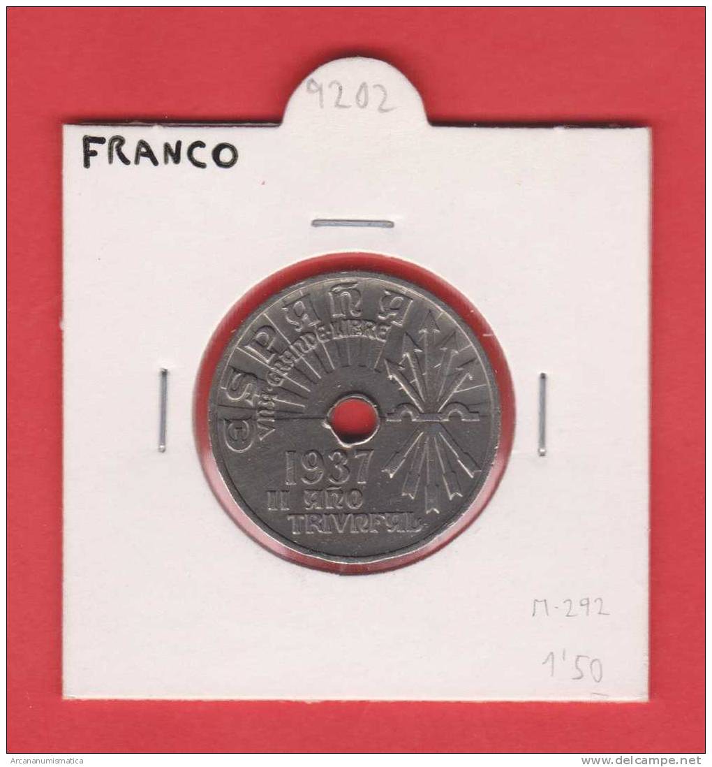 ESPAÑA / FRANCO   25  CENTIMOS  1.937  CU NI  KM#753  MBC/VF   DL-9202 - Other & Unclassified