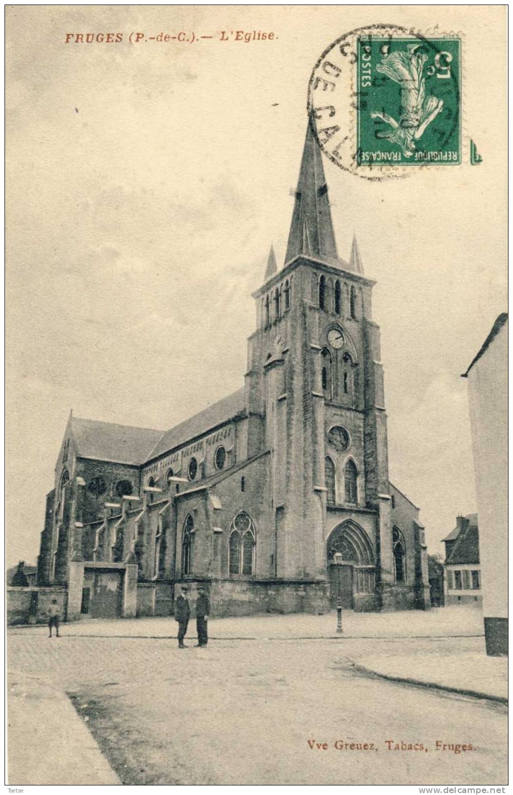 Fruges - L'Eglise -1912 ( Voir Verso ) - Fruges