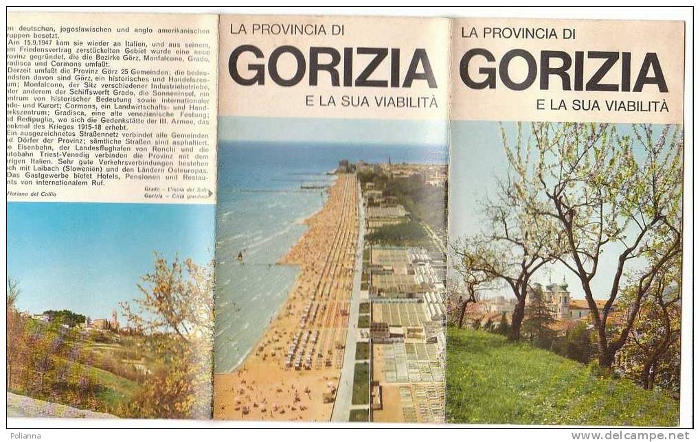 B0214 Brochure Turistica GORIZIA E.P.T. 1973/Gradisca/Cormons/Monfalcone/S.Floriano Del Collio/Grado - Turismo, Viajes