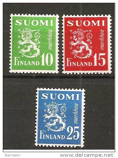 Finland1952: Michel 403-5  Mnh** - Nuovi