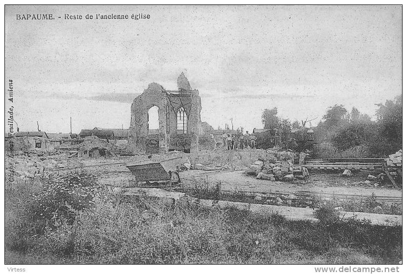 Cpa  France  -  BAPAUME   -- Reste De L´ancienne église. - Bapaume