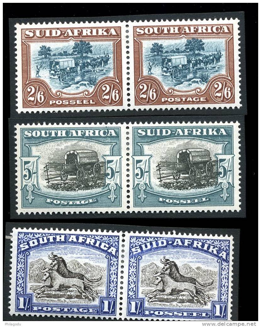 SOUTH AFRICA 1927   Rotogravure     Mint  Hinged And Used  * Ø    YV Entre 44/55 =184/185*  Cv: > 940 Euros - Ungebraucht