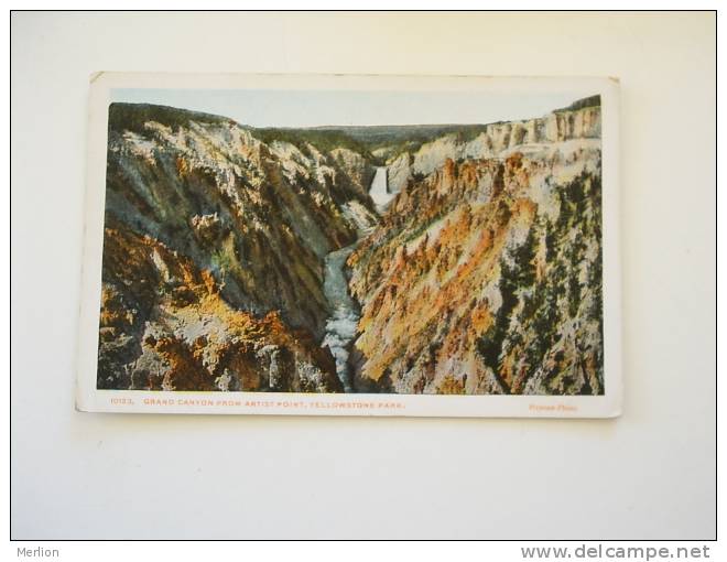 US -Wyoming - Yellowstone Park   -Grand Canyon From Artist Point  -  -  Ca 1910-20    D70033 - Otros & Sin Clasificación