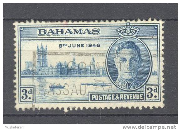 Bahamas 1938 SG. 177    3d. King George VI. Victory - 1859-1963 Colonia Britannica