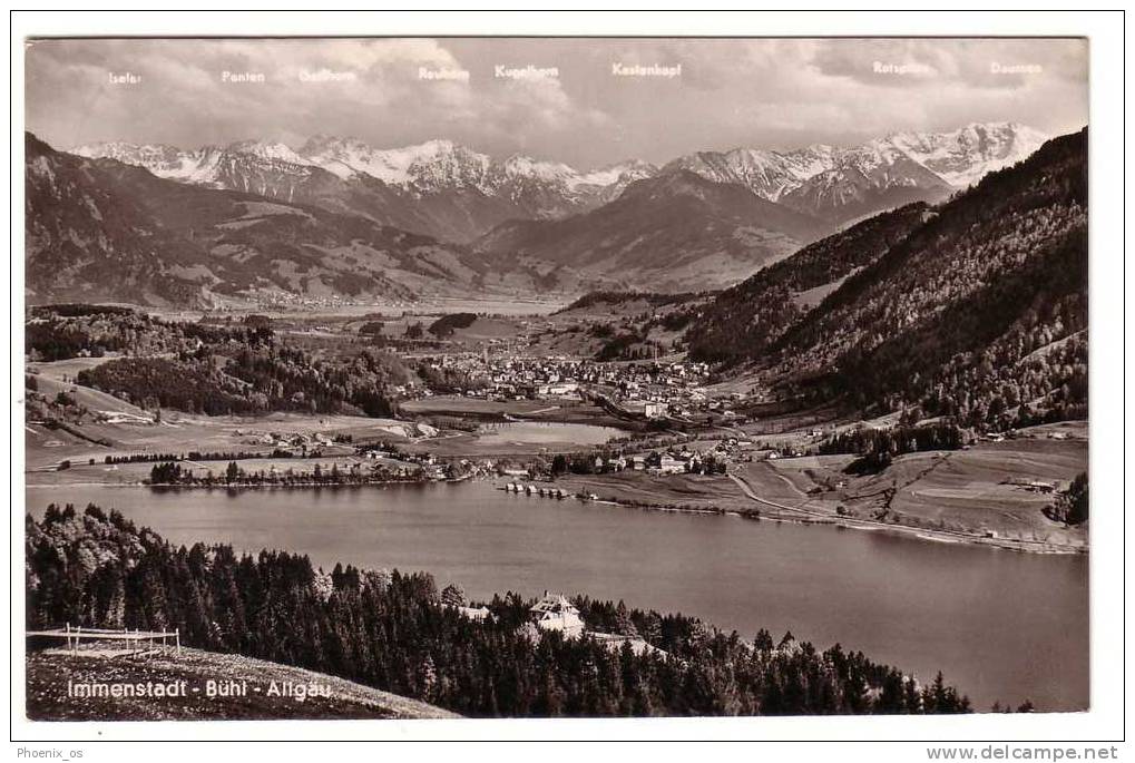 GERMANY - Immenstadt Im Allgäu, General View, Year 1961 - Immenstadt