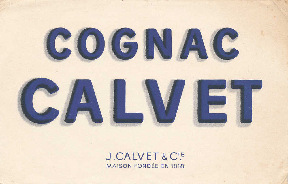 BU 212 / BUVARD     COGNAC  CALVET - Drank & Bier