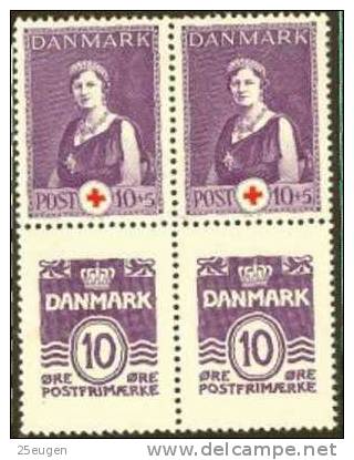 DENMARK 1939 MICHEL No: 251+246B X2  MNH - Unused Stamps