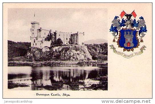 DUNVEGAN CASTLE & CREST  - SKYE - - Inverness Shire - SCOTLAND - Inverness-shire