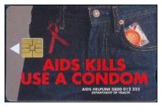 # SOUTH_AFRICA TGAT Aids Kills, Use A Condo M 22 So3   Tres Bon Etat - Südafrika