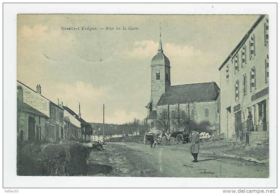 NEUILLY L'EVEQUE - Rue De La Gare - Neuilly L'Eveque