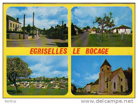 CPM 89 EGRISELLES LE BOCAGE - Multivues - Egriselles Le Bocage