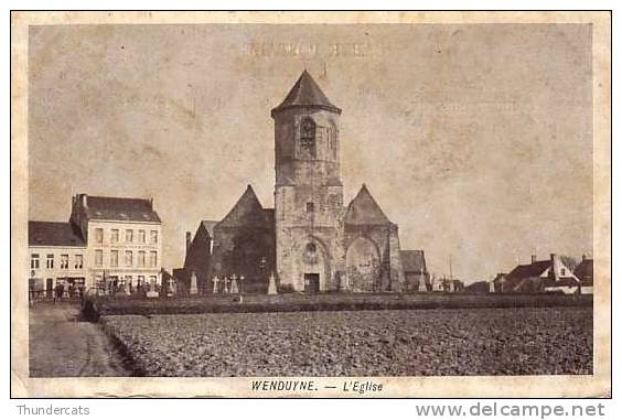 WENDUINE WENDUYNE L´EGLISE DE KERK CHOCOLAT DES CHARTREUX CONFISERIE DUCARDON MONS - Wenduine