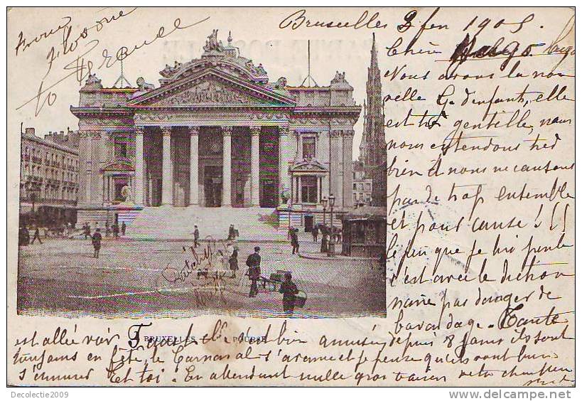 B4453 Belgique Bruxelles Bourse Used Perfect Shape - Markets