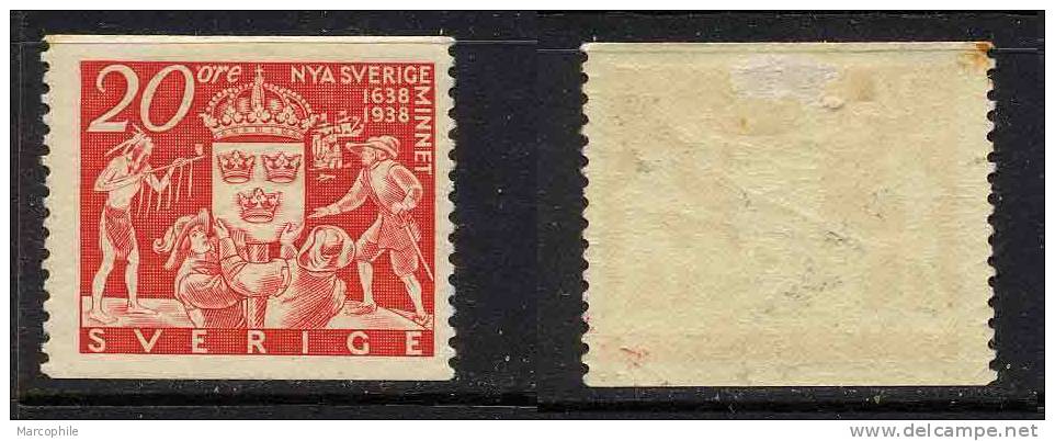 SUEDE / 1938 - # 251 *  / 20 ö. Rouge - Unused Stamps