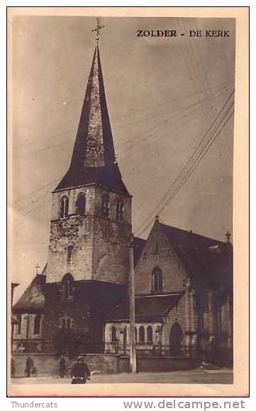 FOTOKAART ZOLDER DE KERK CARTE DE PHOTO - Heusden-Zolder