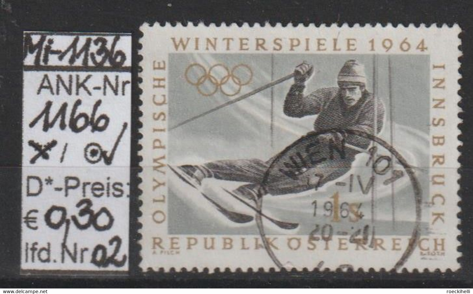 1963 - ÖSTERREICH - SM A.Satz "IX. Olymp. Winterspiele In Innsbruck" 1 S Mehrf - O  Gestempelt  - S.Scan (1166o 02   At) - Used Stamps