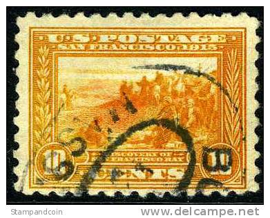 US #404 Used 10c Panama-Pacific Expo From 1913 - Oblitérés