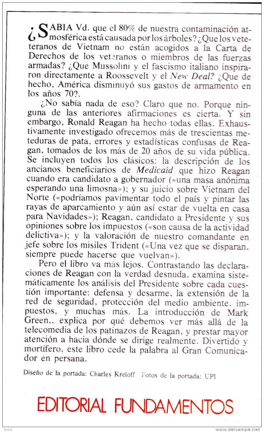 Ronald Reagan - El Rey Del Error - Gail McCoil Mac Coll - Derecho Y Política