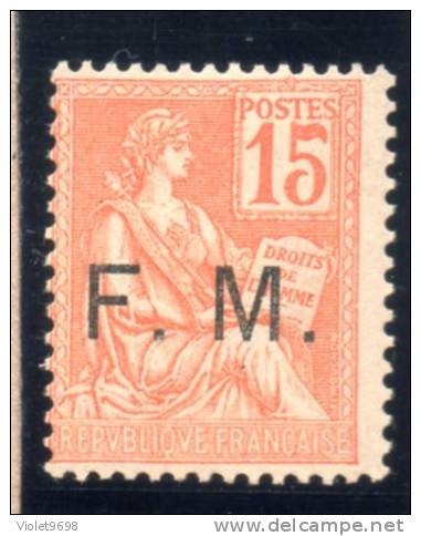 FRANCE : TP N° 1 * - Military Postage Stamps
