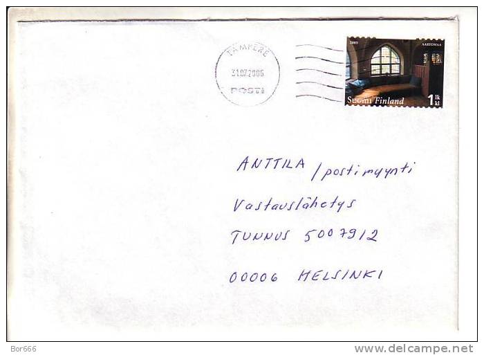 GOOD FINLAND Postal Cover 2006 - Good Stamped: Aartomaa - Lettres & Documents