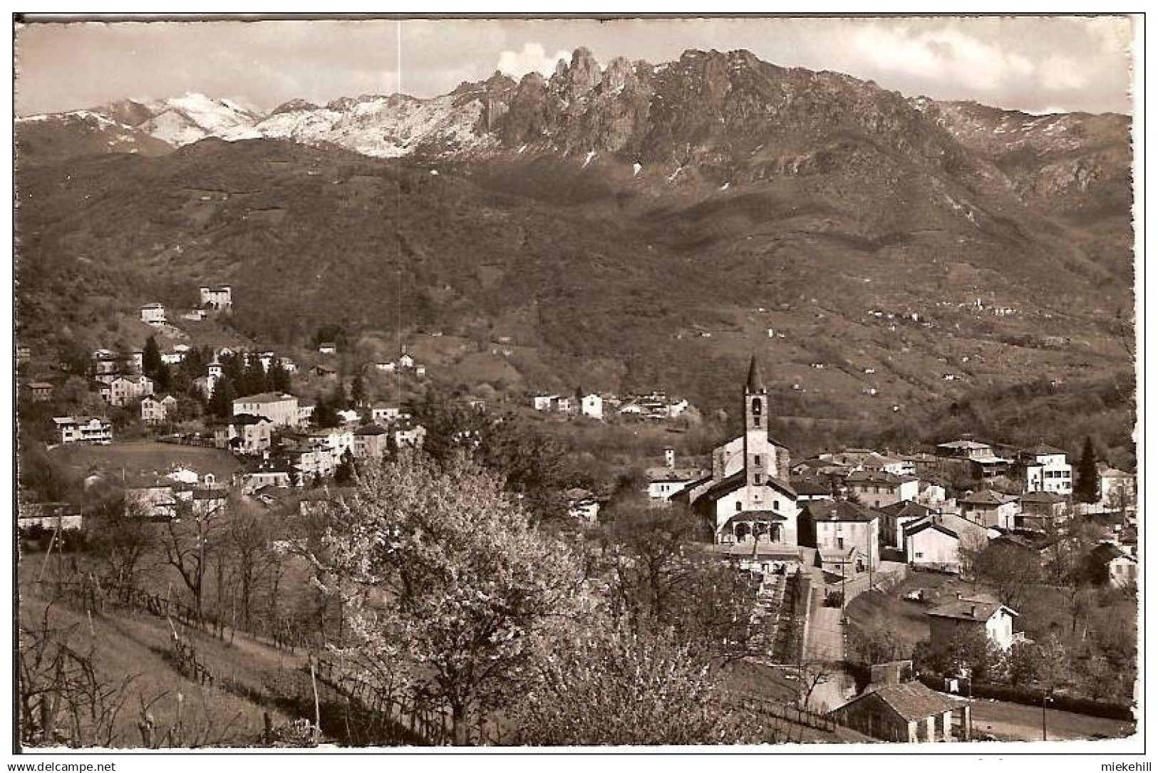 TESSERETE ( CAPRIASCA)-PANORAMA E DENTI DELLA VECCHIA - Capriasca