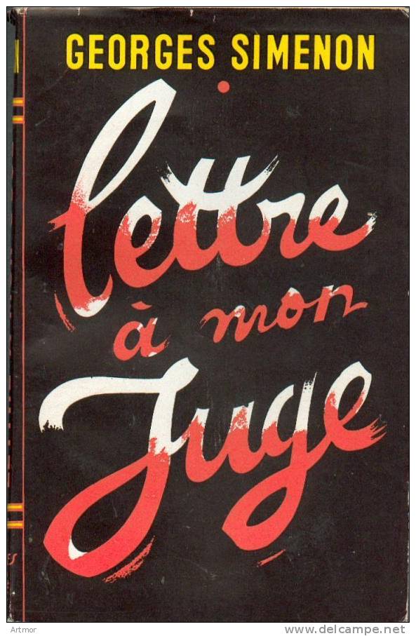 LETTRES A MON JUGE - PRESSES DE LA CITE - 1948 Réedition - Simenon