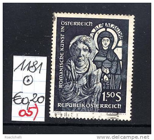 21.5.1964 - SM "Romanische Kunst In Österreich"  -  O Gestempelt  - Siehe Scan (1181o 05) - Used Stamps